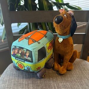 Scooby Doo Scoob! Movie and Mystery Machine Plush